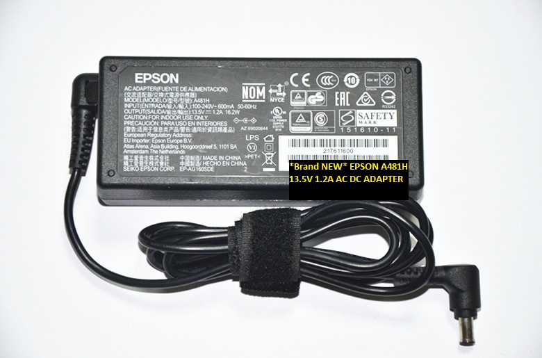 *Brand NEW* EPSON A481H 13.5V 1.2A AC DC ADAPTER